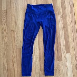 Lululemon Larkspur Yoga Legging with side pocket